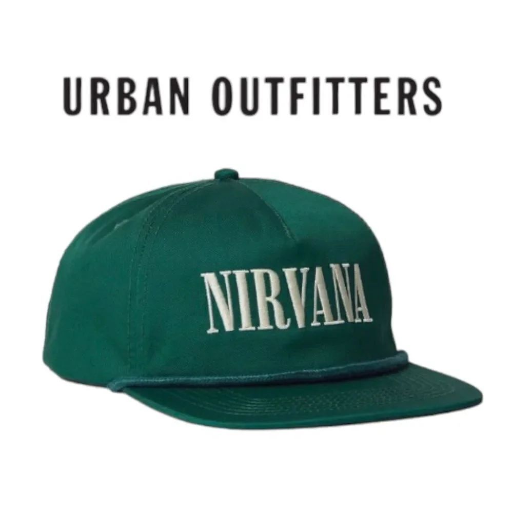 Nirvana UO Urban Outfitters Green Rope Baseball Cap Hat NEW
